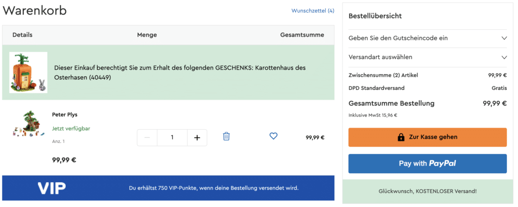 LEGO 21326 Gratisbeigabe