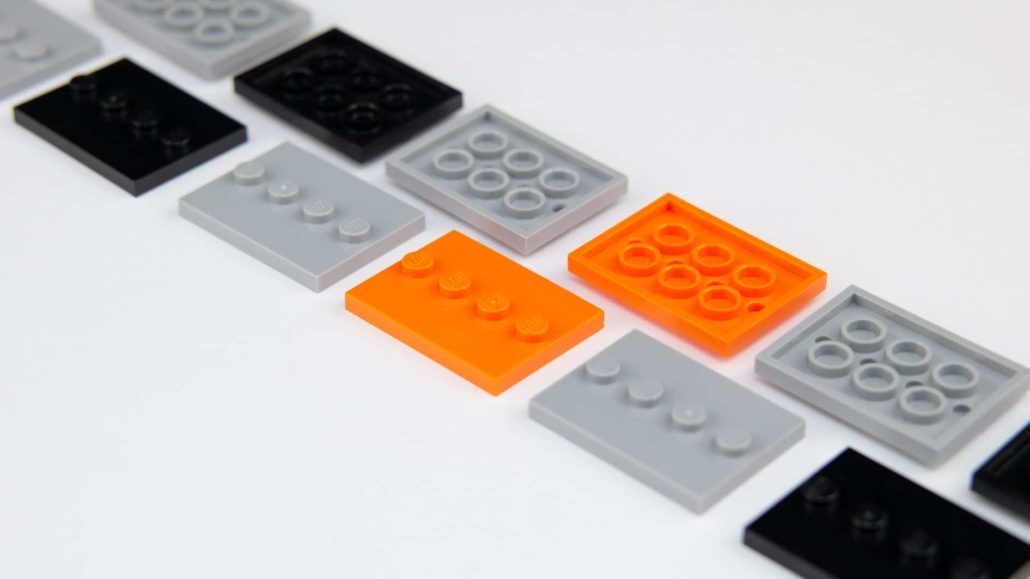 LEGO 3x4 Platte 10 LEGO 3x4 Platte 10