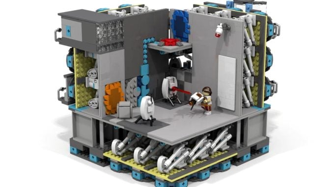 LEGO Ideas Modular Portal Testing Chamber (16)