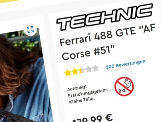 LEGO Onlineshop Incentive Bewertungen Titel