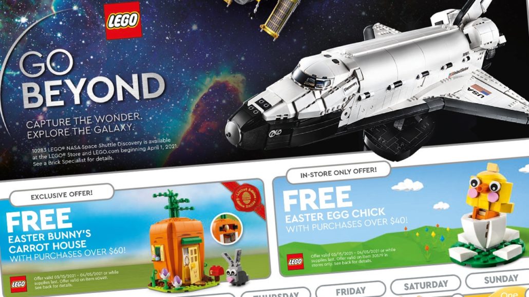 LEGO Store Flyer April 2021