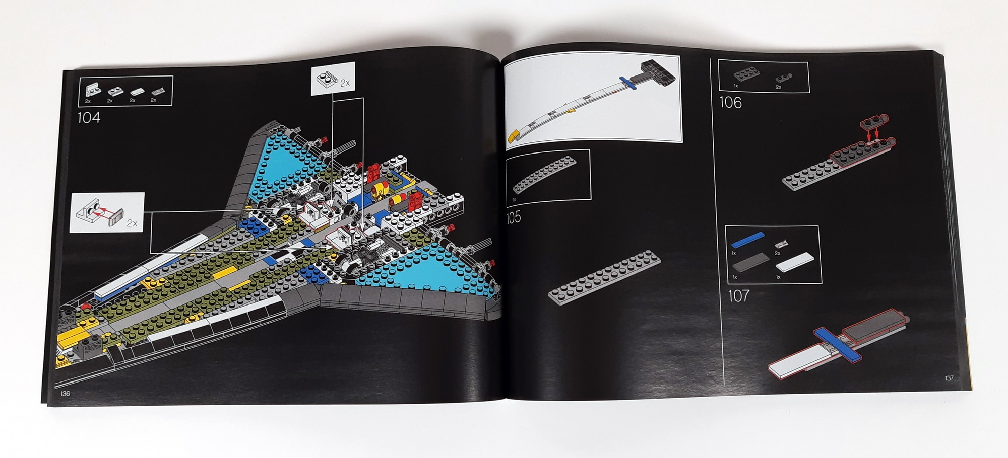 LEGO 10283 Nasa Spaceshuttle Discovery Anleitung Innen
