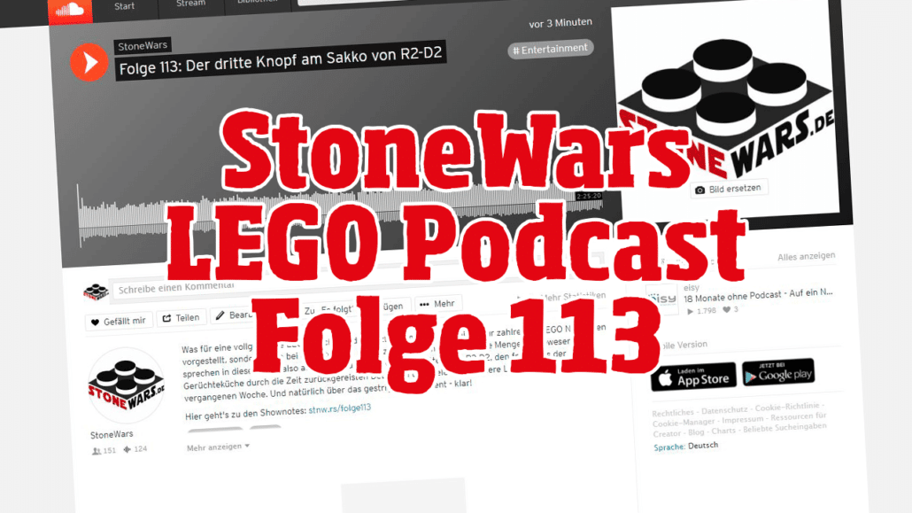 Stonewars LEGO Podcast Folge 113