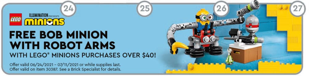 LEGO 30387 Bob Minion Robot Arms Polybag