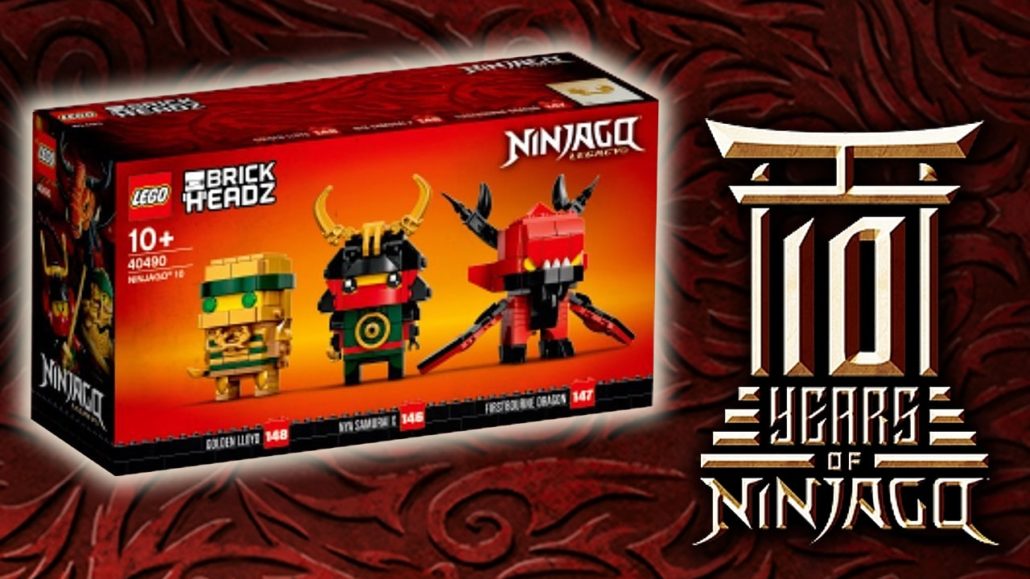 LEGO Ninjago 40490 10th Anniversary Brickheadz Titel