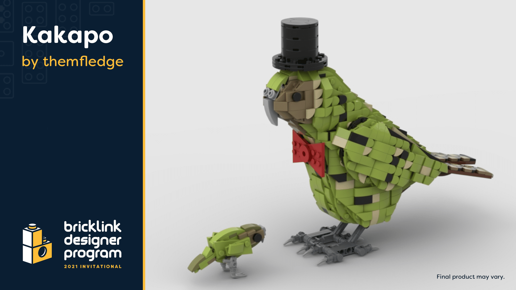 Bricklink Designer Program 2021 Kakapo