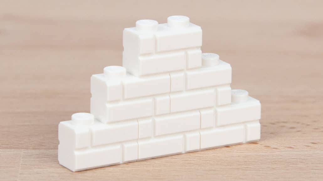 LEGO 1x2 Masonry Brick Weiß Titelbild