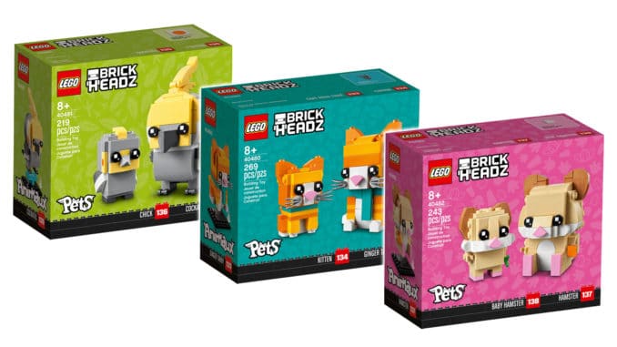 LEGO Brickheadz August 2021 Titel