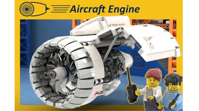 LEGO Ideas Aircraft Engine Workshop (1) 1