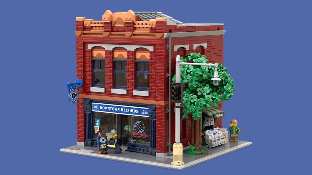 LEGO Ideas Down Town Records (1)