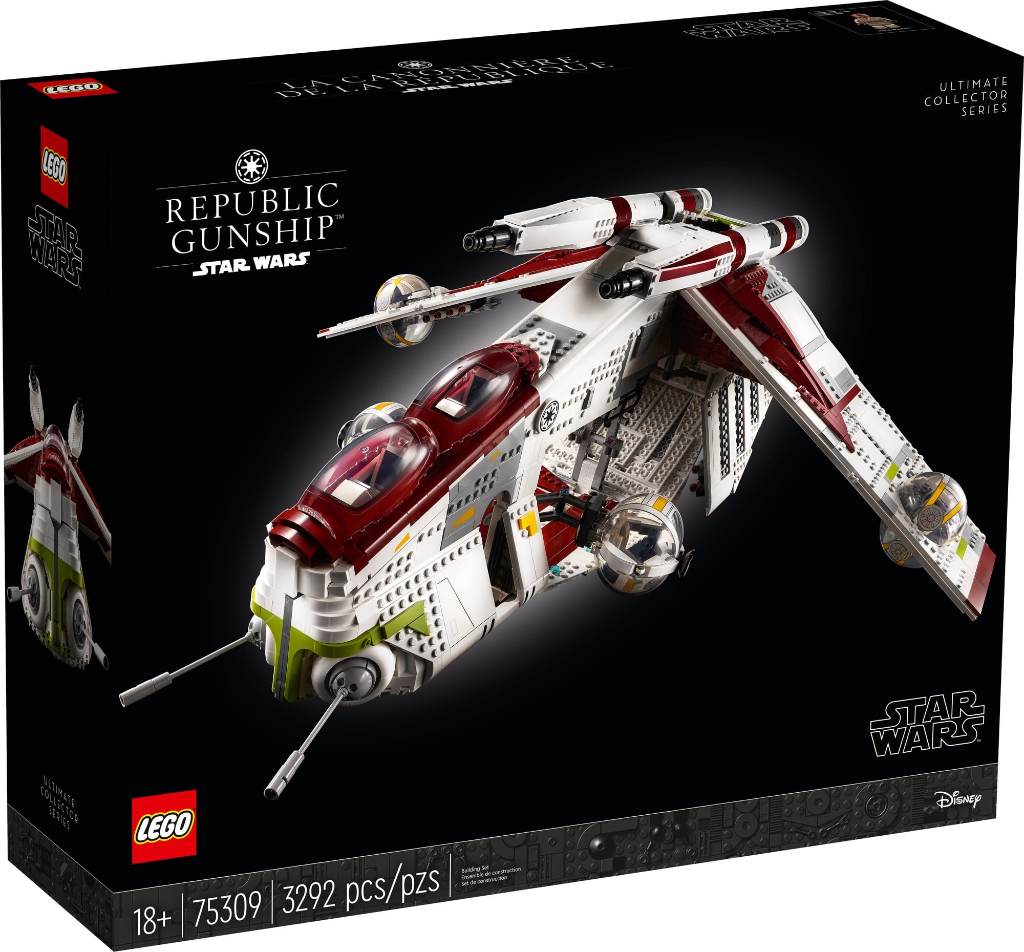 Star Wars 2013 Ersatz Aufkleber/Sticker für LEGO Set 75021 Republic Gunship 