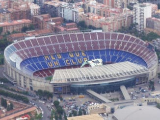 Vorbild für das LEGO 10284 Camp Nou: Das Camp Nou Stadion im Luftbild