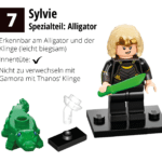 LEGO 71031 Marvel Minifiguren Feel Guide Sylvie