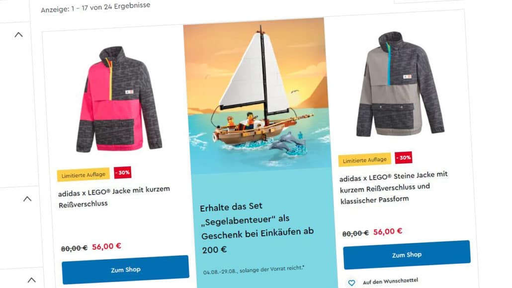 LEGO Adidas Sale LEGO Onlineshop