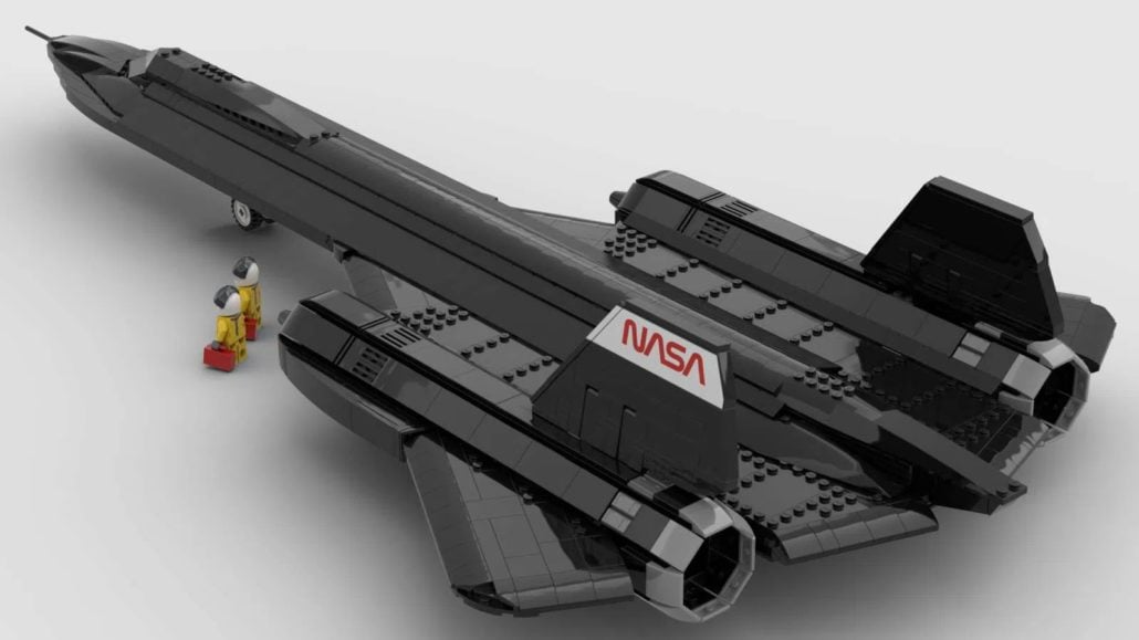 LEGO Ideas Nasa Sr71 Blackbird (1)