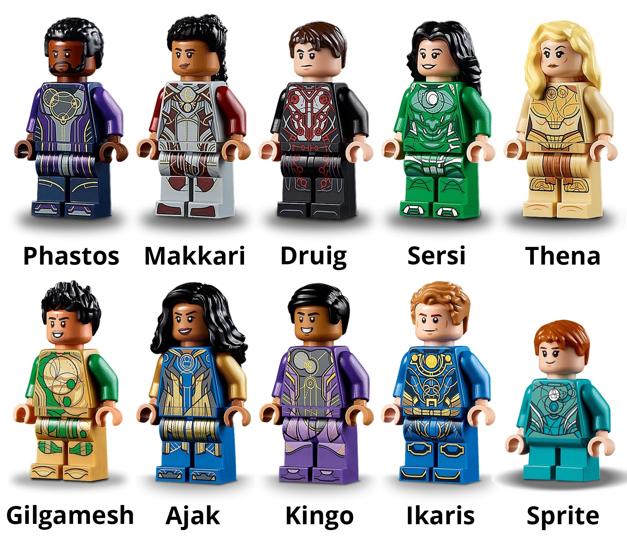 LEGO Marvel Eternals Minifiguren