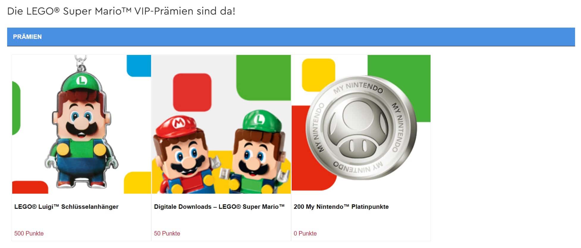 Lego Mario Vip Pramien Schlusselanhanger Und 250 Gratis Vip Punkte