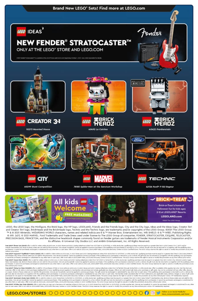 LEGO Store Flyer Oktober 2021 2