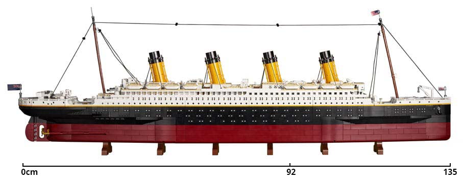 LEGO Titanic Cobi Titanic Vergleich 01 LEGO Titanic Cobi Titanic Vergleich 01