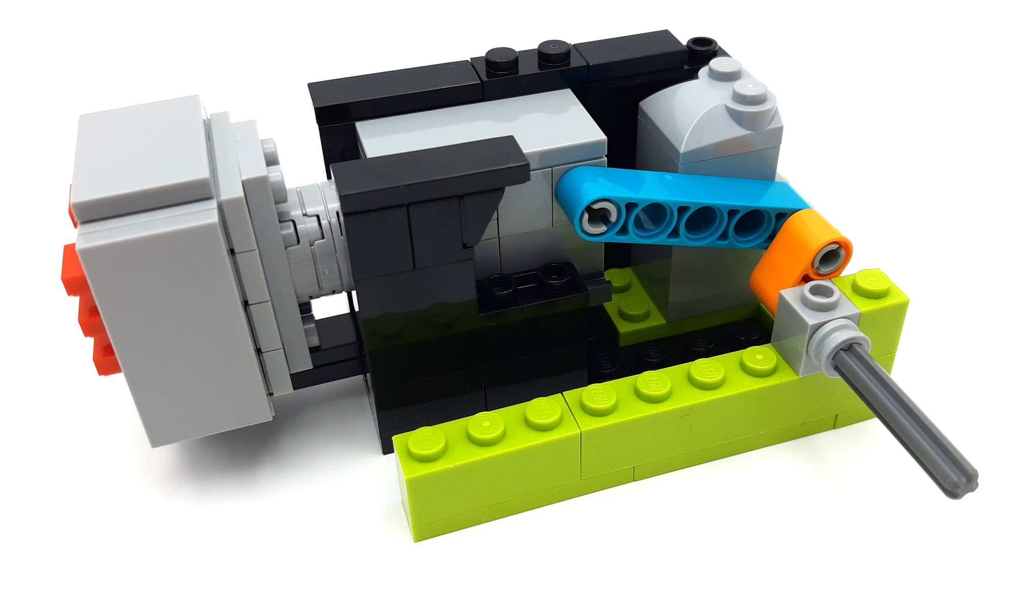 Review LEGO 40502 Die Stein Formmaschine Bauabschnitt 4 Detail 1