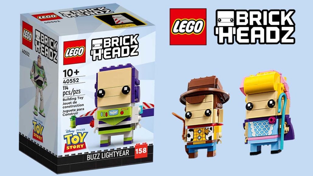 LEGO Brickheadz 40552 40553 Toy Story Buzz Titelbild