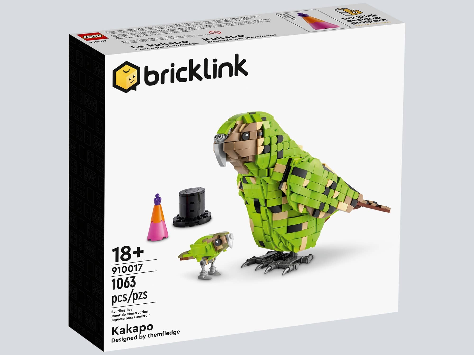 LEGO Bricklink 910017 Kakapo Box Vorderseite