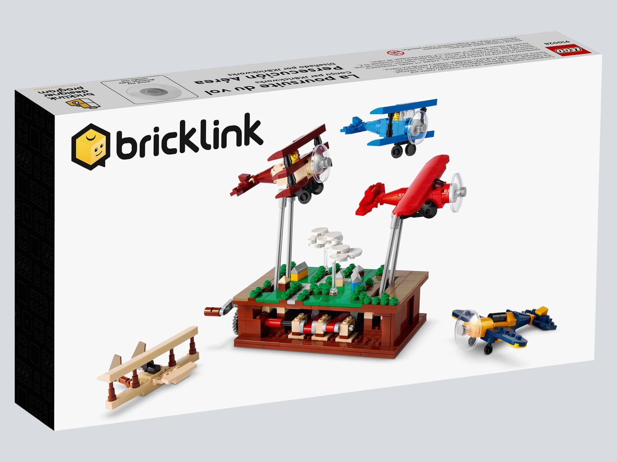 LEGO Bricklink 910028 Traum Vom Fliegen Box Rückseite