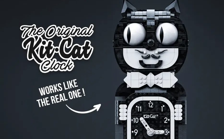 LEGO Ideas Kit Cat Clock (1) LEGO Ideas Kit Cat Clock (1)