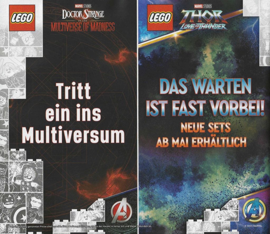 LEGO Katalog 1 Hj 2022 Marvel