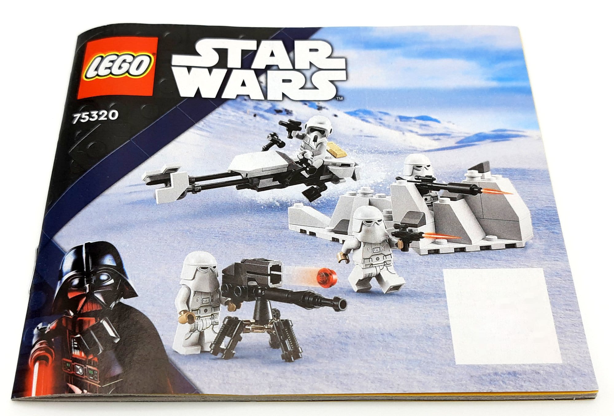 Review LEGO 75320 Snowtrooper Battle Pack Anleitung 1
