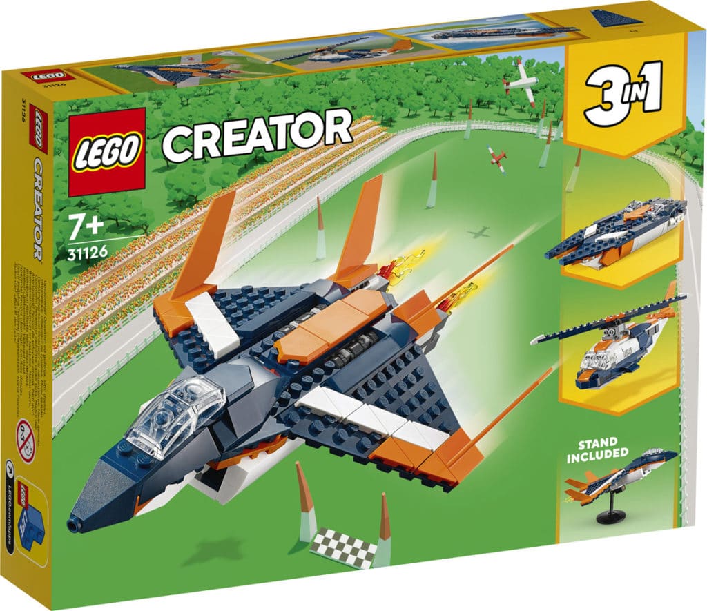 LEGO Creator 3 In 1 31126 Ueberschalljet (1)