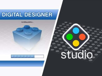 LEGO Digital Designer Eingestellt Studio Bau Software Titelbild