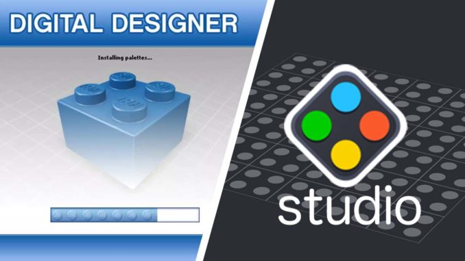 LEGO Digital Designer Eingestellt Studio Bau Software Titelbild