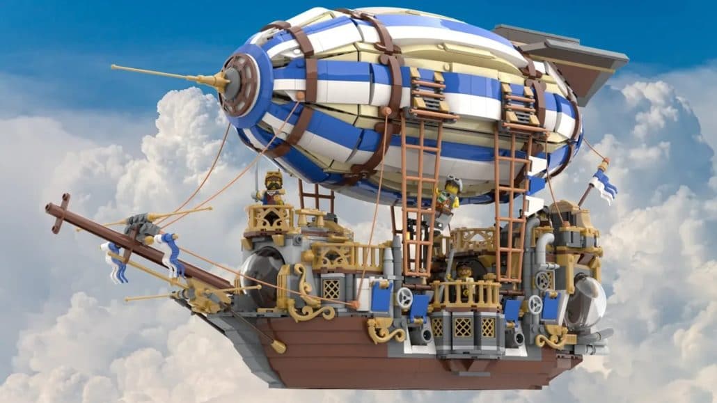 LEGO Ideas Steampunk Airship 2 (1) LEGO Ideas Steampunk Airship 2 (1)