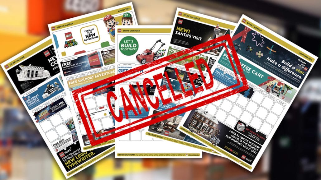 LEGO Store Kalender Cancelled