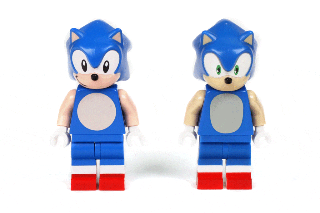 Review LEGO Ideas 21331 Sonic The Hedgehog Vergleich Figuren