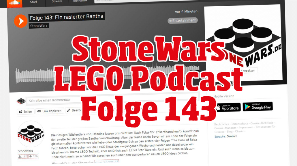 Stonewars LEGO Podcast Folge 143 Stonewars LEGO Podcast Folge 143