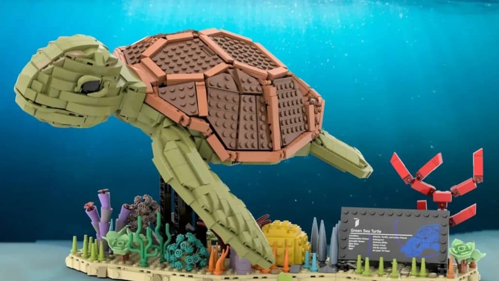 LEGO Ideas Sea Turtle (1)