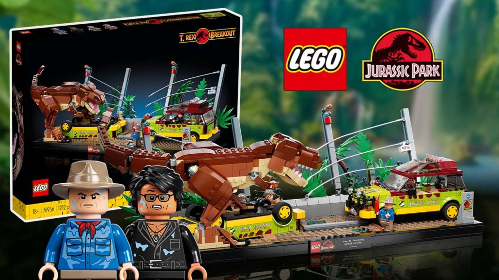 LEGO Jurassic Park 76956 Ausbruch Des T Rex Titelbild LEGO Jurassic Park 76956 Ausbruch Des T Rex Titelbild