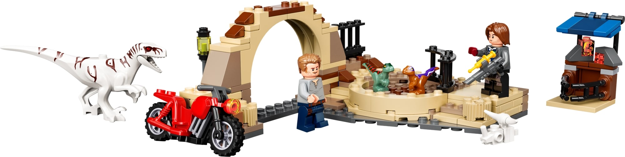 LEGO Jurassic World 76945 Atrociraptor Motorradverfolgungsjagd 1