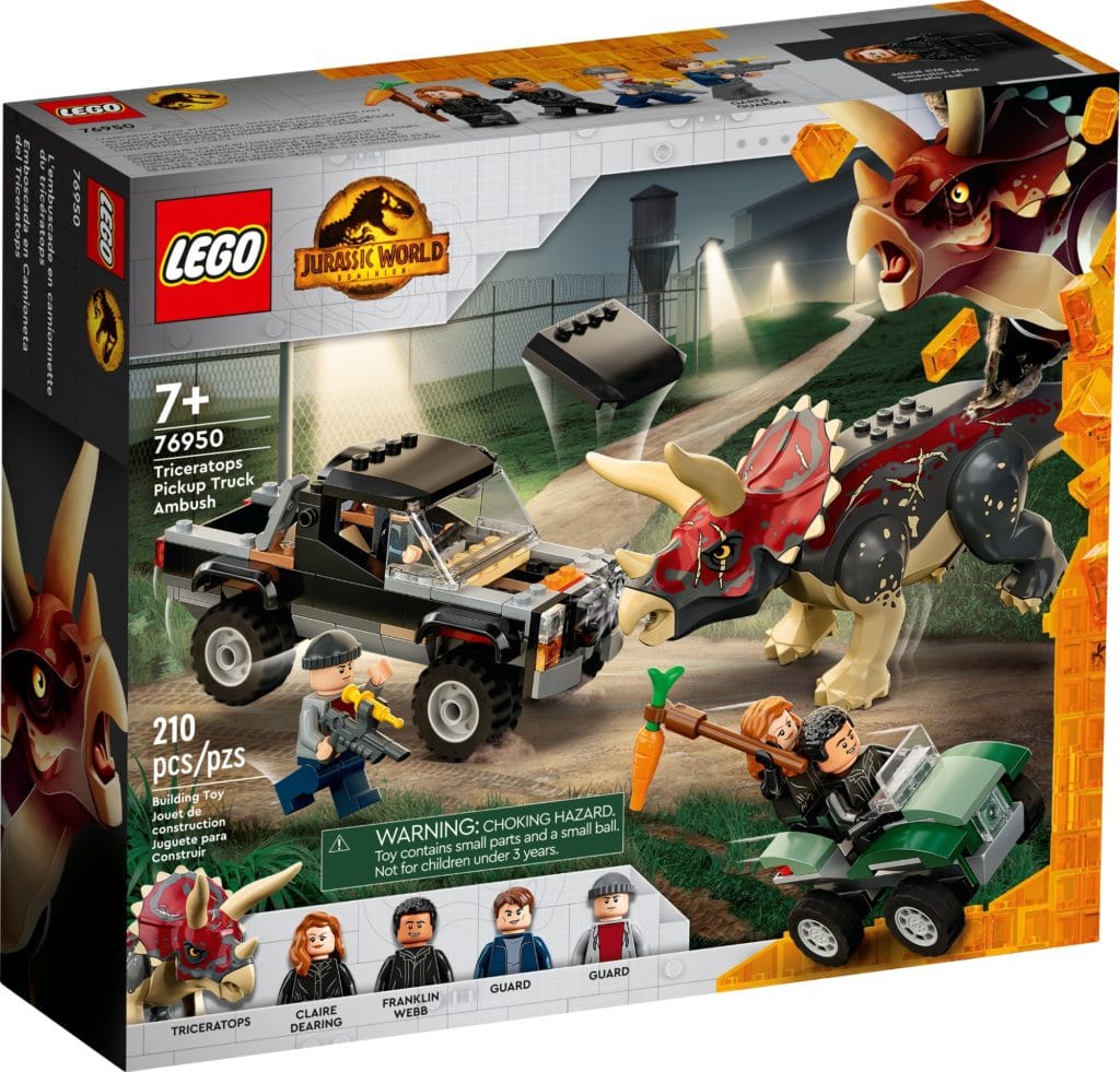 LEGO Jurassic World 76950 Triceratops Angriff 2