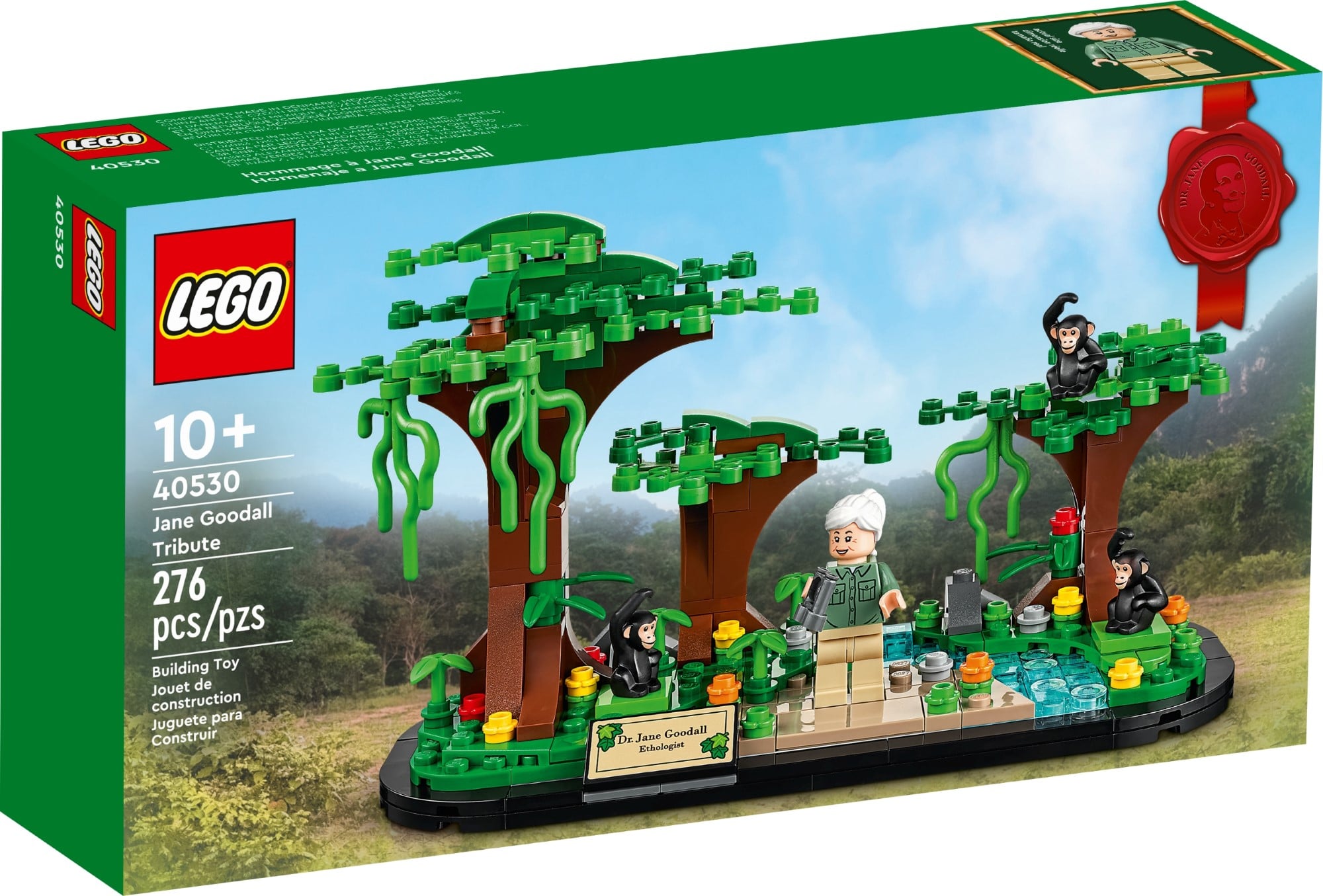 LEGO 40530 Hommage An Jane Goodall (1)