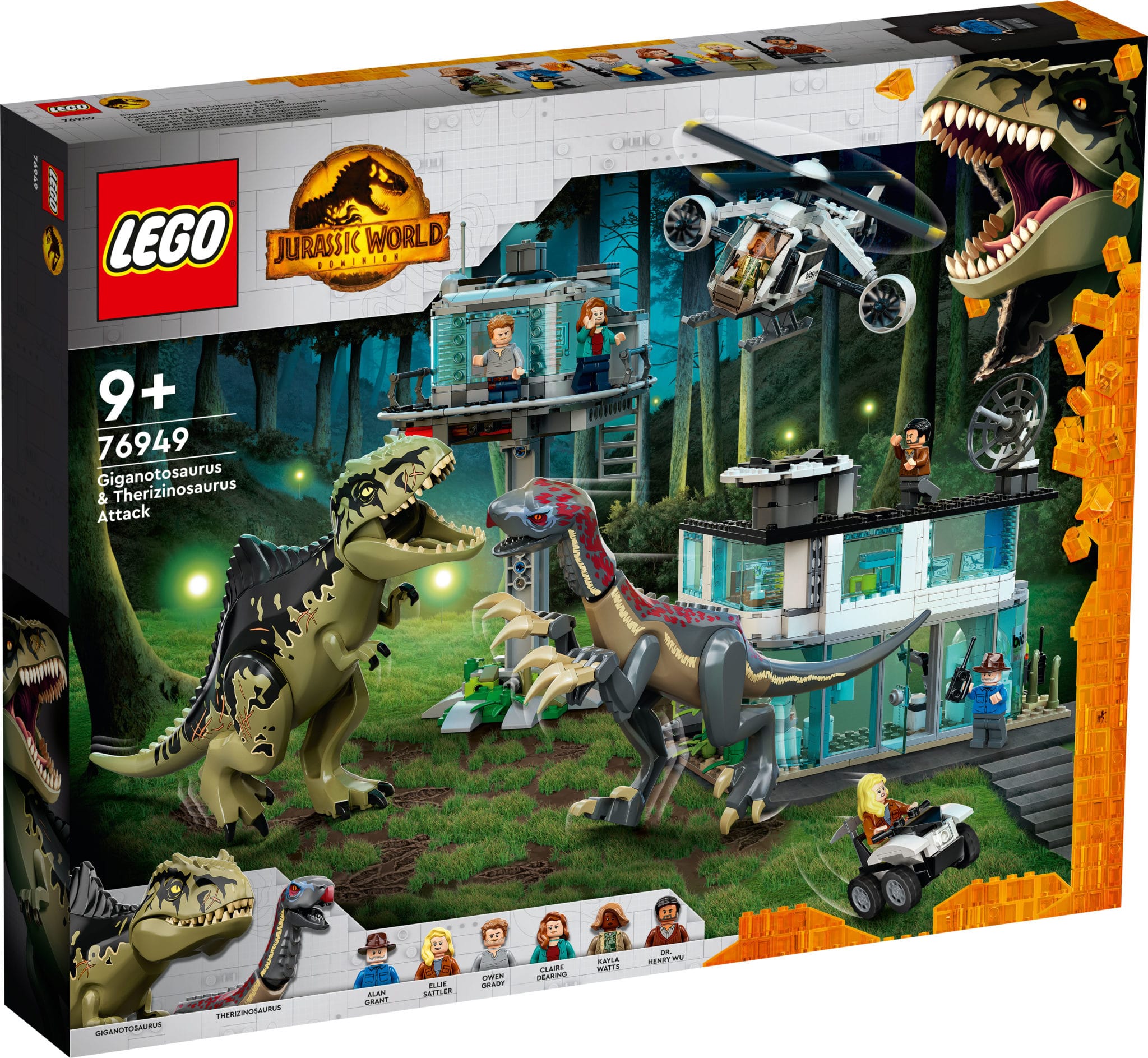 LEGO Jurassic World 76949 Giganotosaurus Therizinosaurus Attack (1)