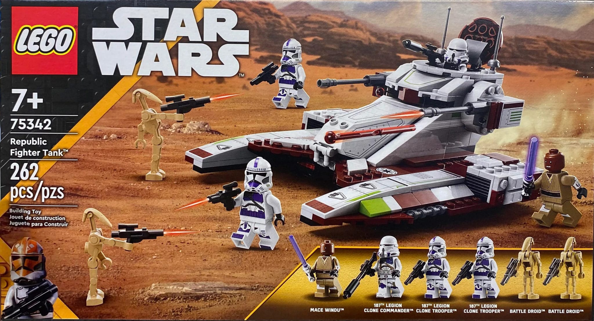LEGO Star Wars 75342 Republic Fighter Tank Box