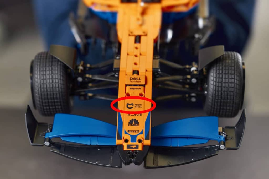 Neu LEGO Technic 42141 Mclaren Formel 1 Rennwagen Fehlende Sticker 2