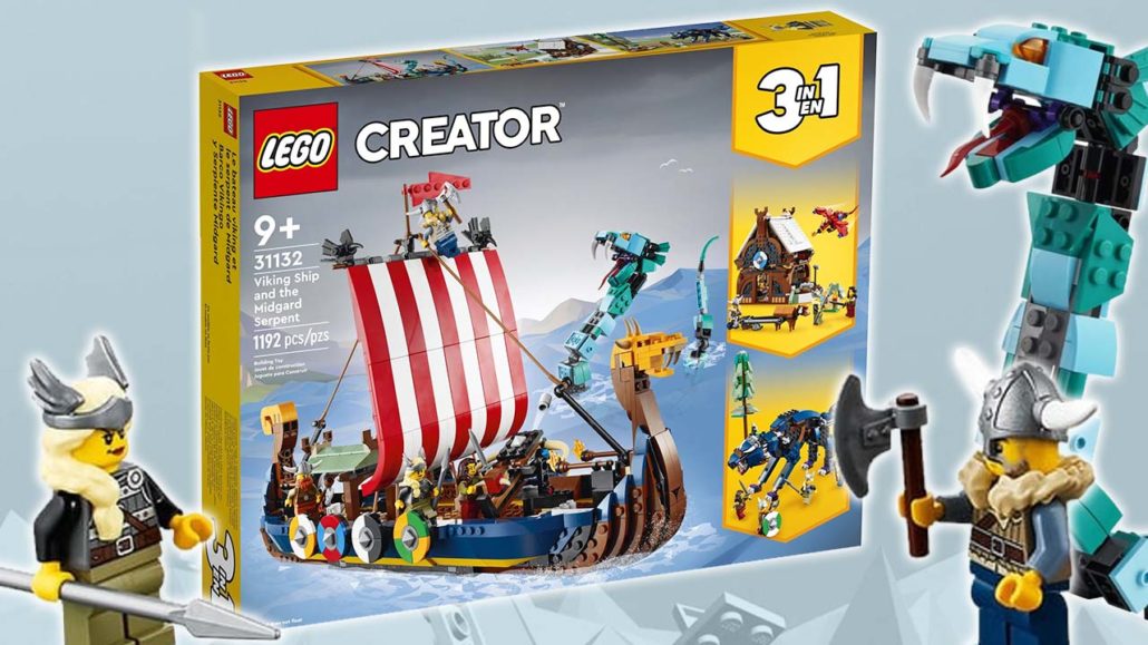 LEGO Creator 31132 Wikingerschiff Bilder Titelbild