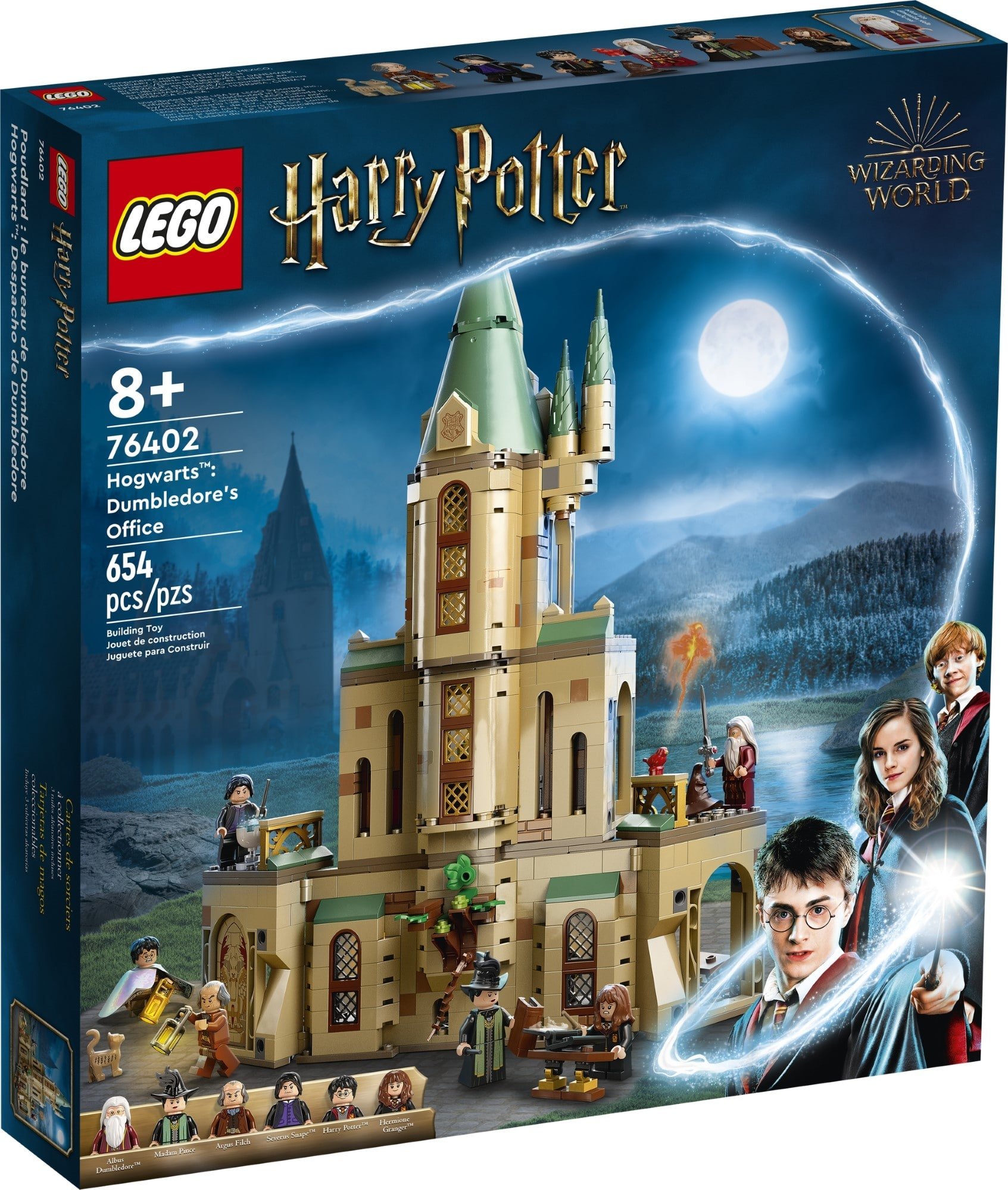 Harry Potter Lego Set/8 MAGIC WAND BARS Black White Brown Gray Tan Red Yellow 