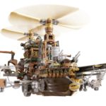 LEGO Ideas Motorized Steampunk Skyship (15)