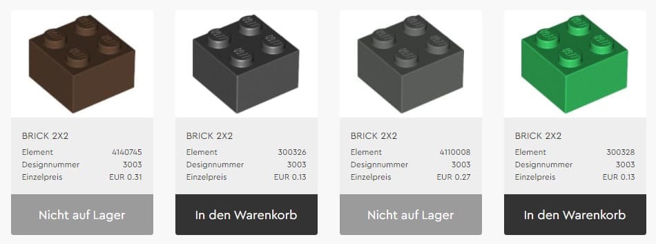 LEGO Steine Und Teile 3003 02