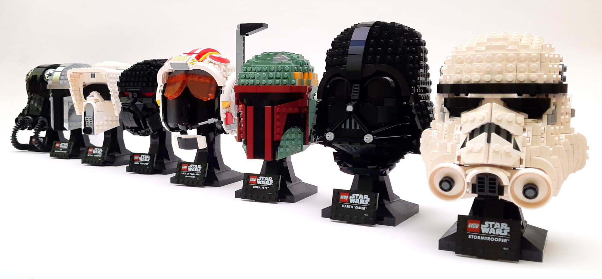 Review LEGO 75327 Helm Von Luke Skywalker Helmet Collection 1